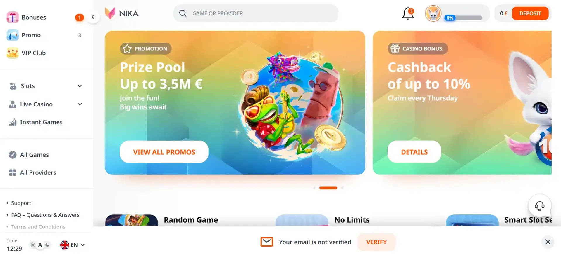 Nika Casino Online image 2